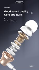 هندزفری سیمی تونک مدل U312  استریو HIFI سریGalaxy - Image 2