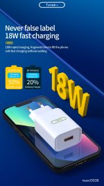 شارژر18وات تونک مدلOG36دارای قابلیت شارژ سریع - Image 2
