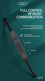 هندزفری سیمی تونک مدل U212 استریو HIFI سریGalaxy - Image 4