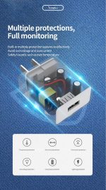 شارژر دیواری تونک مدل C68 همراه با کابل میکرو دارای قابلیت شارژ سریع - Image 3