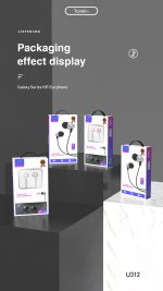 هندزفری سیمی تونک مدل U312  استریو HIFI سریGalaxy - Image 4